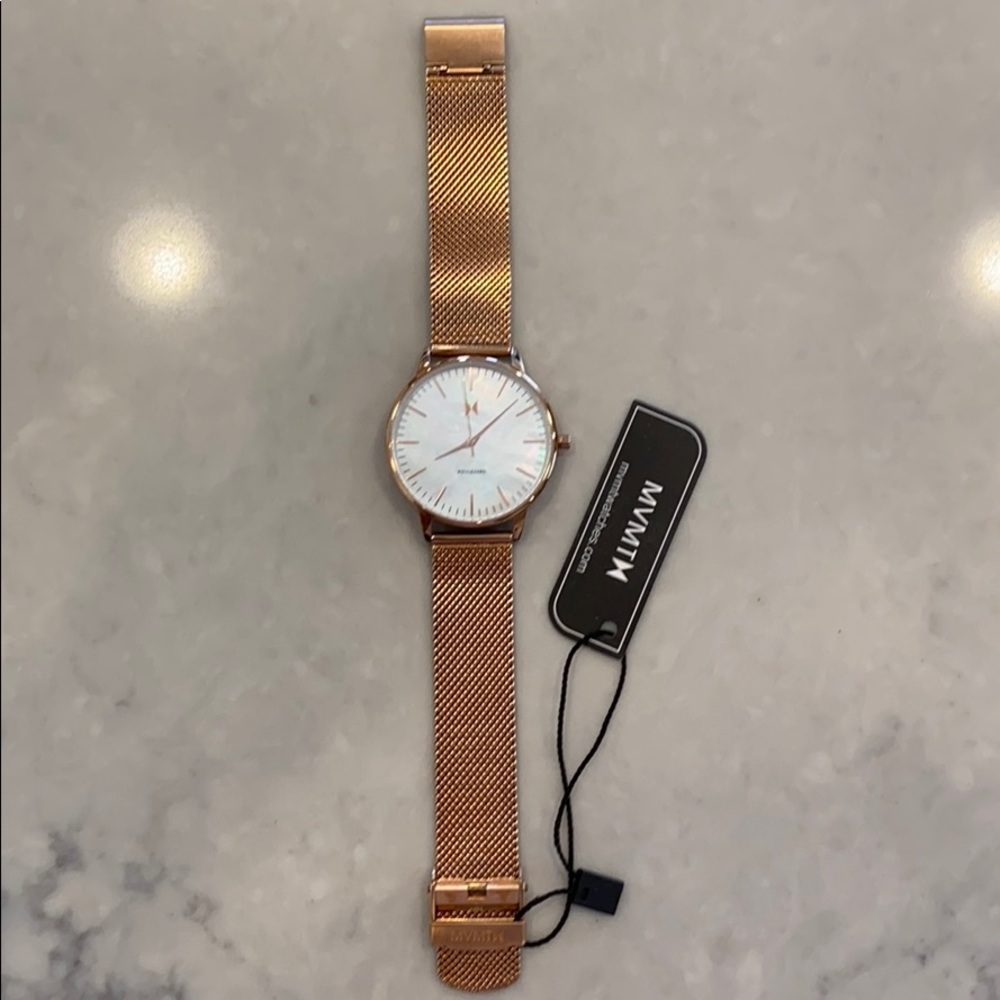 Rose Gold MVMT Watch NEW